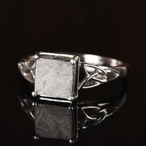REAL Meteorite Ring--Size 6.5